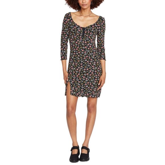 NWT Volcom Juniors' Stone Steezee Printed Mini Dress, size XSmall - Picture 6 of 10